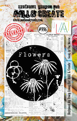 #996 Seeds of the World - A7 Stamp Set