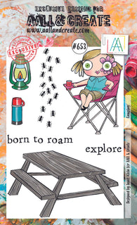 #653 Camping - A6 Stamp Set