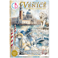 A Walk In Venice Junk Journal & Ephemera Book A4 32/Pkg