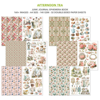 Afternoon Tea Junk Journal & Ephemera Book A4 32/Pkg