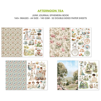 Afternoon Tea Junk Journal & Ephemera Book A4 32/Pkg