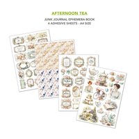 Afternoon Tea Junk Journal & Ephemera Book A4 32/Pkg