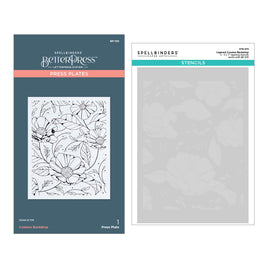 Cosmos Backdrop BetterPress and Stencil Bundle