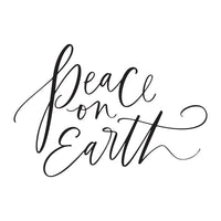 Peace on Earth Press Plate & Die Set from the BetterPress Christmas Collection