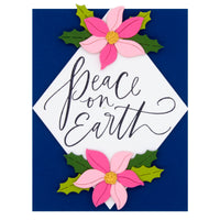 Peace on Earth Press Plate & Die Set from the BetterPress Christmas Collection