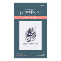 Open if You Dare Press Plates from the BetterPress Halloween Collection