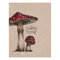 Mushroom Duo Press Plate & Die Set Press Plate from the BetterPress Autumn Collection