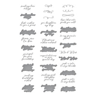 Sentiments of Wonder Press Plate & Die Set from the Envelope of Wonder Collection