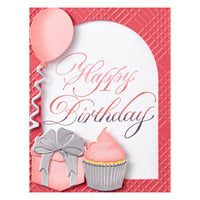 Copperplate Happy Birthday Plate