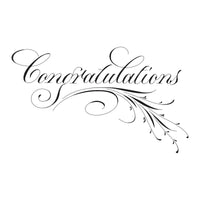 Copperplate Congratulations Plate