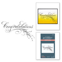 Copperplate Congratulations Plate