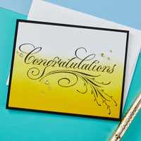 Copperplate Congratulations Plate
