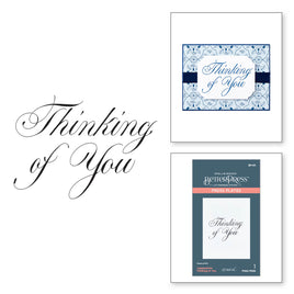 Copperplate Thinking of You Plate