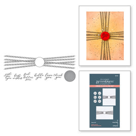 Sealed Cord & Faux Seal Sentiments