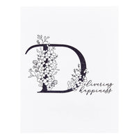 
              Floral D and Sentiment Press Plate
            