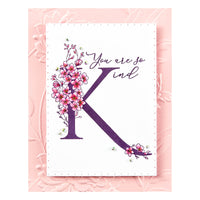 
              Floral K and Sentiment Press Plate
            