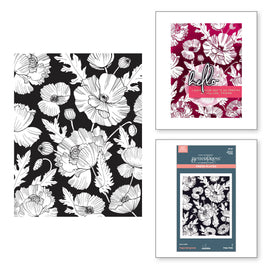 Poppy Background Press Plate