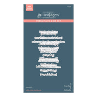 Little Smiles Sentiments BetterPress Plate & Die Set