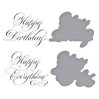 Happy Birthday and Everything Press Plate & Die Set