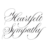 Copperplate Heartfelt Sympathy Press Plate