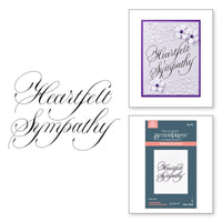 Copperplate Heartfelt Sympathy Press Plate