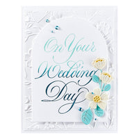 Copperplate On Your Wedding Day BetterPress Plate