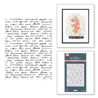 Script Text BetterPress Plate