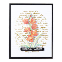 Script Text BetterPress Plate