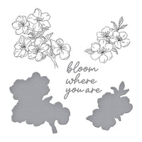 Cherry Blossoms BetterPress Plate & Die Set