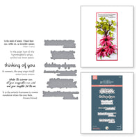 Summer Solstice Garden Sentiments BetterPress Plate & Die Set