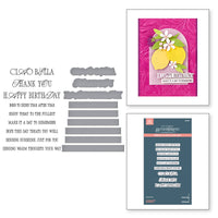 La Dolce Vita Sentiments Press Plate & Die Set