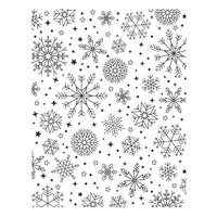 Snowfall Shimmer BetterPress Plate