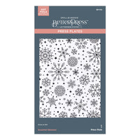 Snowfall Shimmer BetterPress Plate