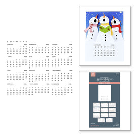 DIY 2026 Calendar BetterPress Plate