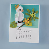 DIY 2026 Calendar BetterPress Plate