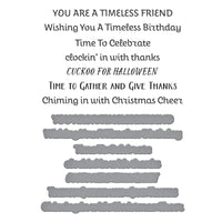 Cuckoo Cottage Sentiments BetterPress Plate & Die Set