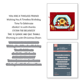 Cuckoo Cottage Sentiments BetterPress Plate & Die Set