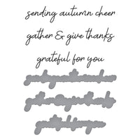 Autumn Sentiments BetterPress Plate & Die Set