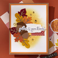 Autumn Sentiments BetterPress Plate & Die Set