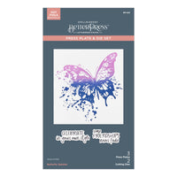 Butterfly Splatter BetterPress Plate & Die Set
