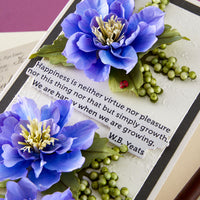 The Poet's Garden Sentiments Press + Foil Plate & Die Set