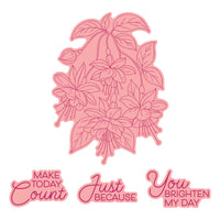 Magical Fuchsia Press + Foil Plate & Die Set by Alex Syberia Designs