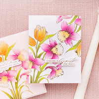 Tulips and Daffodils Press + Foil Plate