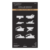 Welcome Home Sentiments Press + Foil Plate & Die Set
