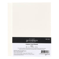 Bisque BetterPress A7 Cotton Card Panels - 25 Pack