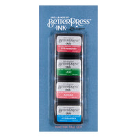 BetterPress Ink Flower Garden Mini 4 Pack Set