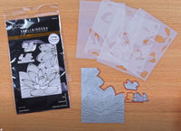 Golden Bloom Press Plate & Die Set & Stencil Set Stencil - BetterPress Society January 2026
