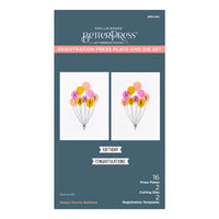 Happy Hooray Balloons Registration Press Plates & Die Set from the Cheers to You Collection