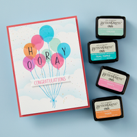 Happy Hooray Balloons Registration Press Plates & Die Set from the Cheers to You Collection