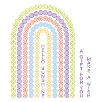 Arched Messages Registration Press Plates & Die Set from the Cheers to You Collection